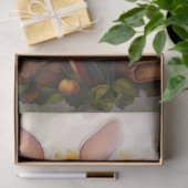 Kleines Mädchen auf Osterpapier 4 Decoupage Seidenpapier (Geschenk)