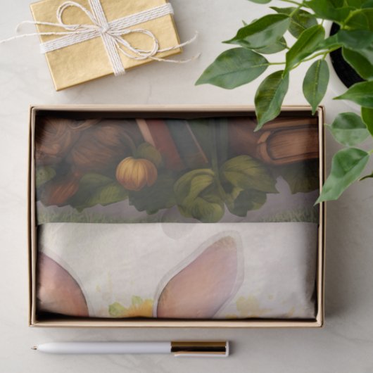 Kleines Mädchen auf Osterpapier 4 Decoupage Seidenpapier (Geschenk)