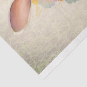 Kleines Mädchen auf Osterpapier 4 Decoupage Seidenpapier (Ausschnitt)