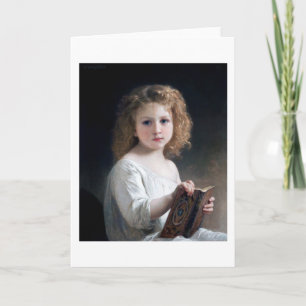 Kleines Mädchen, Bouguereau Karte