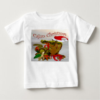 Kleines Mädchen cajun santa Weihnachtskleid Baby T-shirt