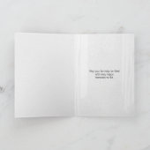 Kleines Mädchen, das einen Drachen in der Fenstera Karte (Innenseite)