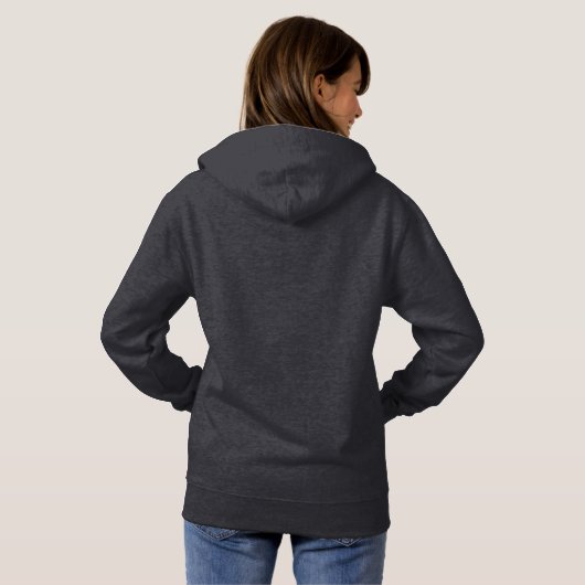 Kleines Mädchen, das im geheimen Garten spaziert Hoodie (Schwarz voll)