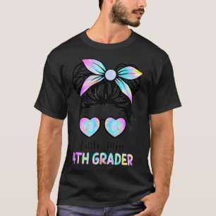 Kleines Mädchen der vierten Klasse zurück zur Schu T-Shirt