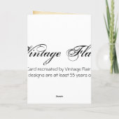 Kleines Mädchen-Geburtstags-Karte Karte (Rückseite)