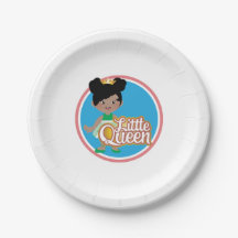 Kleines Mädchen Geburtstagsparty. Little Queen Bla