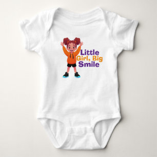 Kleines Mädchen Großes Lächeln Baby-Body Baby Strampler