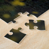 Kleines Mädchen hält ein Glas mit Glühwürmchen Puzzle (Seite)