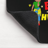 Kleines Mädchen Ich bin Schwarzer Geschichtsmonat  Mousepad (Ecke)