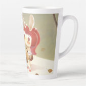 Kleines Mädchen im Wald verloren Milchtasse (Rechts)