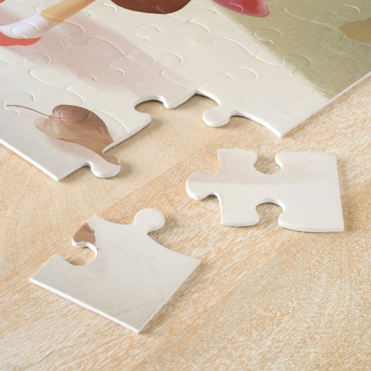 Kleines Mädchen im Wald verloren Puzzle (Seite)