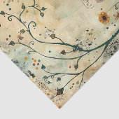 KLEINES MÄDCHEN IN DER GARTENDEKOUTION SEIDENPAPIER (Ausschnitt)