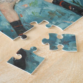 Kleines Mädchen in einem blauen Lehnsessel, 1878 Puzzle (Seite)