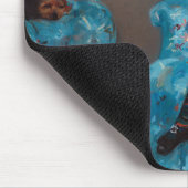 Kleines Mädchen in einem blauen Sessel, Cassatt Mousepad (Ecke)