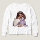 Kleines Mädchen in einem Lavendel-Nachtigall von N (Design Vorderseite)