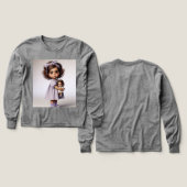 Kleines Mädchen in einem Lavenderkleid von Natasha (Design Vorder- & Rückseite)