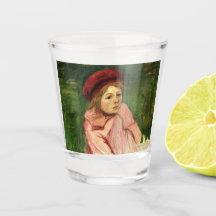 Kleines Mädchen in einem roten Beret