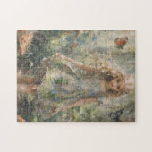 Kleines Mädchen in einer fantasievollen Szene Puzzle (Horizontal)