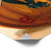 Kleines Mädchen in Hexenkostüm Poster (Ecke)