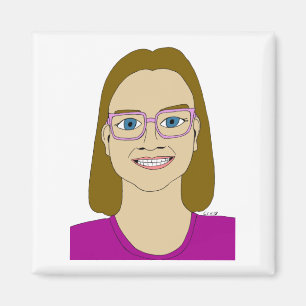 kleines Mädchen Magnet