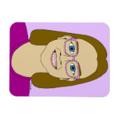 kleines Mädchen Magnet (Horizontal)