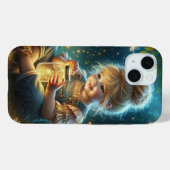 Kleines Mädchen mit blitzenden Schlägern Case-Mate iPhone Hülle (Rückseite (Horizontal))