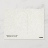 Kleines Mädchen mit gestreifter Handtasche Postkarte (Rückseite)