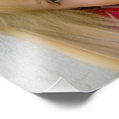 Kleines Mädchen mit Inspirierend Angebot Fotodruck (Ecke)