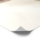 Kleines Mädchen mit Labrador Poster (Ecke)