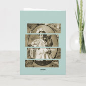 KLEINES MÄDCHEN MIT TEDDY BEAR DOLL 1900ER KARTE (Rückseite)