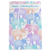 Kleines Mädchen-oder Jungen-erster Mittlere Geschenktüte (Rückseite)