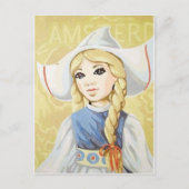 kleines Mädchen Postkarte (Vorderseite)