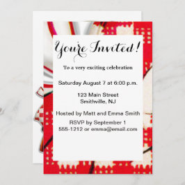 Kleines Mädchen Retro Vintage Puppenkind Einladung