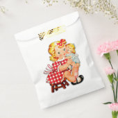 Kleines Mädchen Retro Vintage Puppenkind Geschenktütchen (Versiegelt)