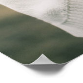 Kleines Mädchen tippt eine Geschichte Poster (Ecke)