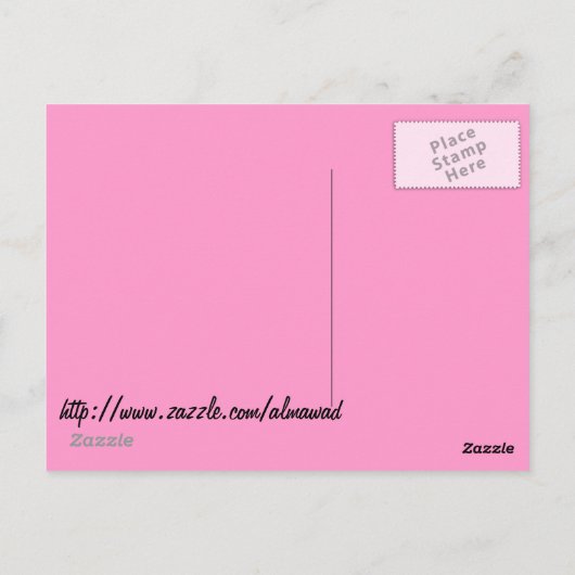 Kleines Mädchen und Junge Postkarte (Rückseite)