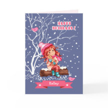 Kleines Mädchen und Kitty | Weihnachten im Individ