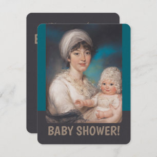 Kleines Mädchen und Mutter CC0981 Kinderdusche ein Einladung