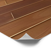 kleines Mädchen vor einer Waschmaschine stehend Poster (Ecke)