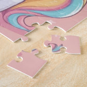 Kleines magisches Einhorn Personalisierte Kinder Puzzle (Seite)