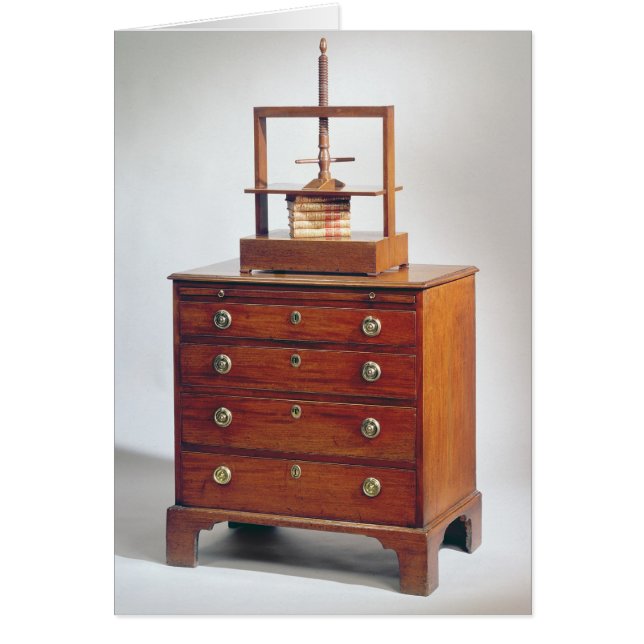 Kleines Mahagonikommode durch Sheraton (Vorne)