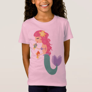 Kleines Meerjungfrau-Mädchen-T-Shirt T-Shirt