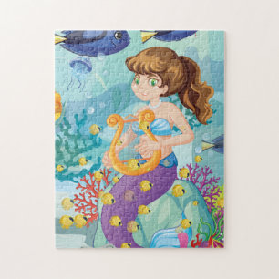 Kleines Meerjungfraupuzzle Puzzle