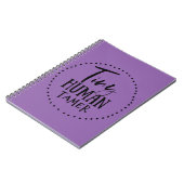 Kleines menschliches zahmeres notizblock (Linke Seite)