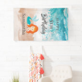Kleines MERMAID PARTY Niedliches Thema Banner (Insitu)
