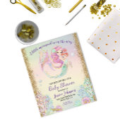 Kleines Mermaid Watercolor Babydusche Budget