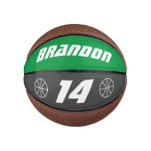 Kleines Mini-Basketballgeschenk für Kinder zum Geb Mini Basketball (Vorderseite)