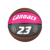 Kleines Mini-Basketballgeschenk für Kinder zum Geb Mini Basketball (Vorderseite)