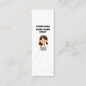 Kleines Miss Smut Reader Card Lesezeichen Telefonnummerkarte (Vorderseite)