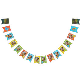 Kleines Monster 1. Geburtstag Dekoration monatlich Wimpelkette